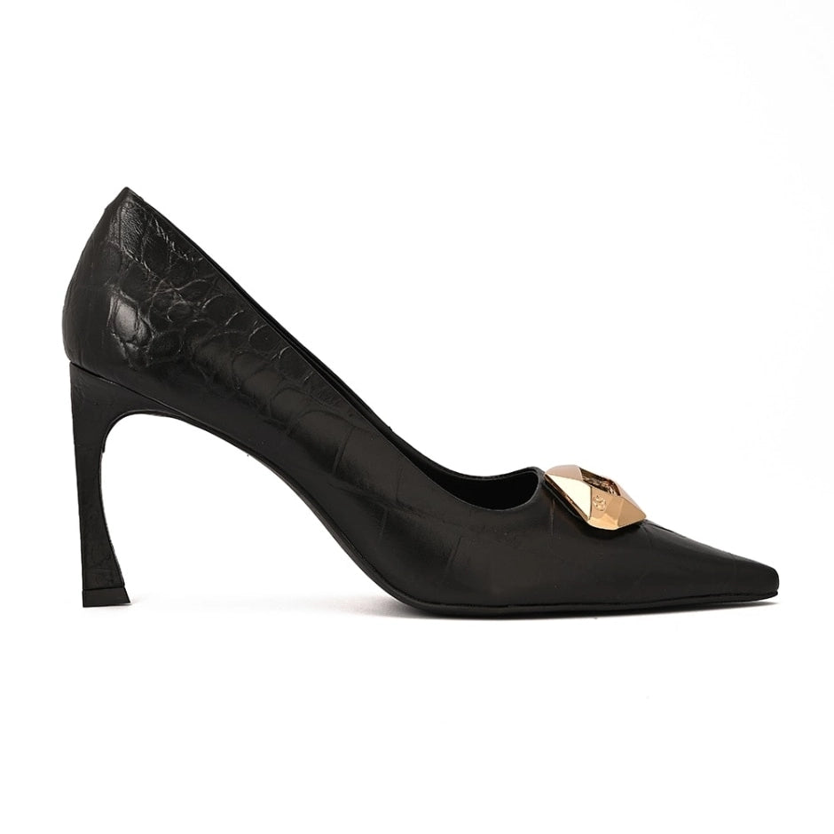 Scarpin Organic Elegance Preto