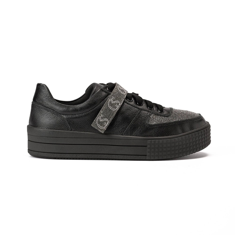 Tênis Sneaker Leather Black