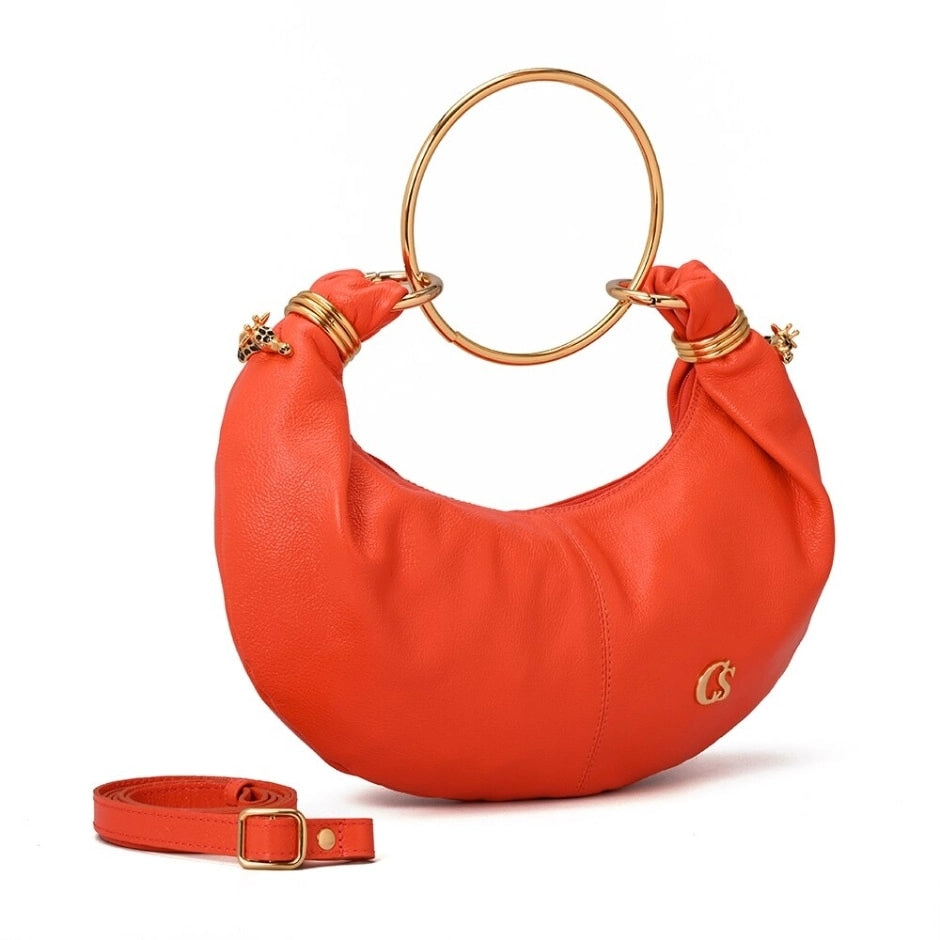 Bolsa Bracelete Laranja Coral